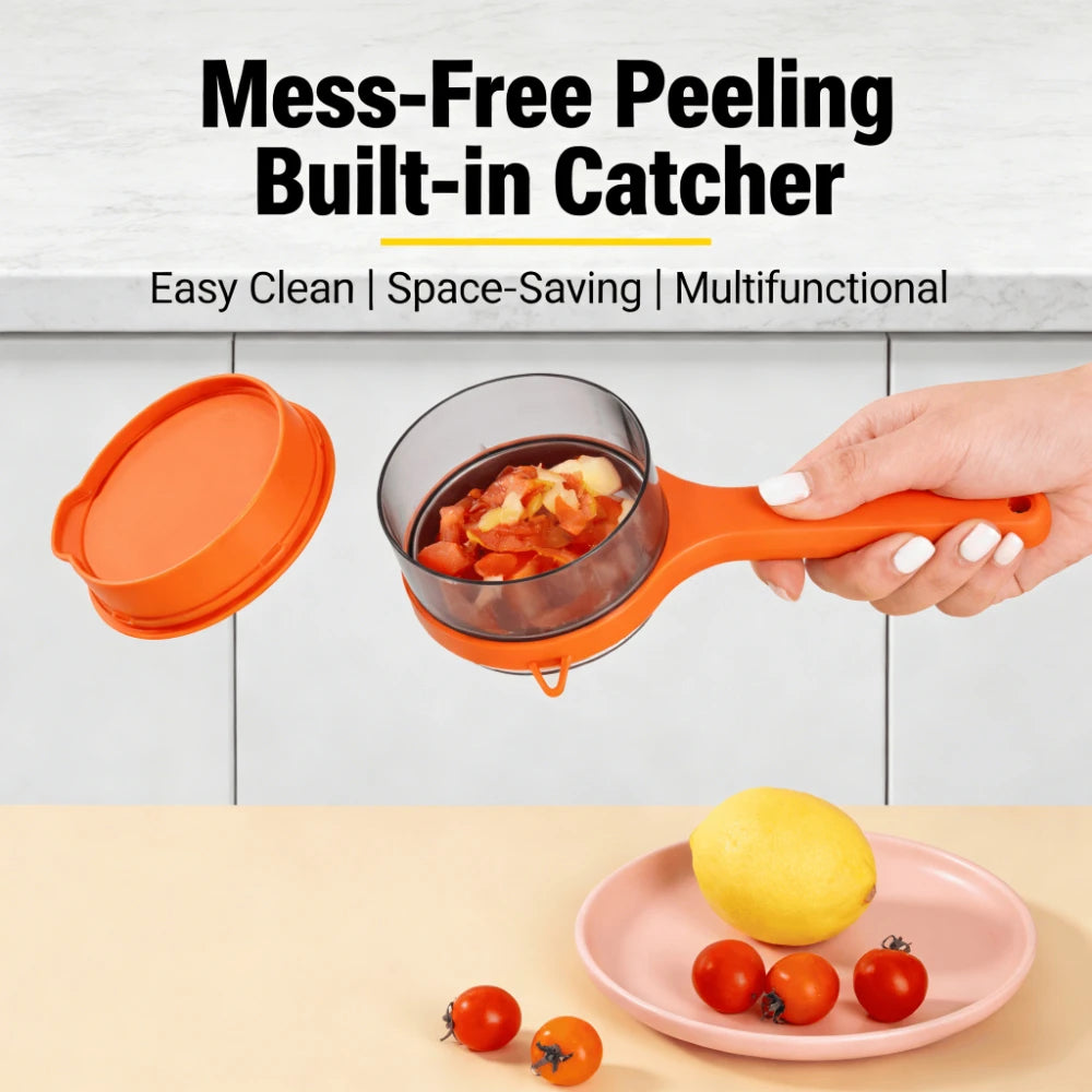 Kitchen Peeler with Waste Container
