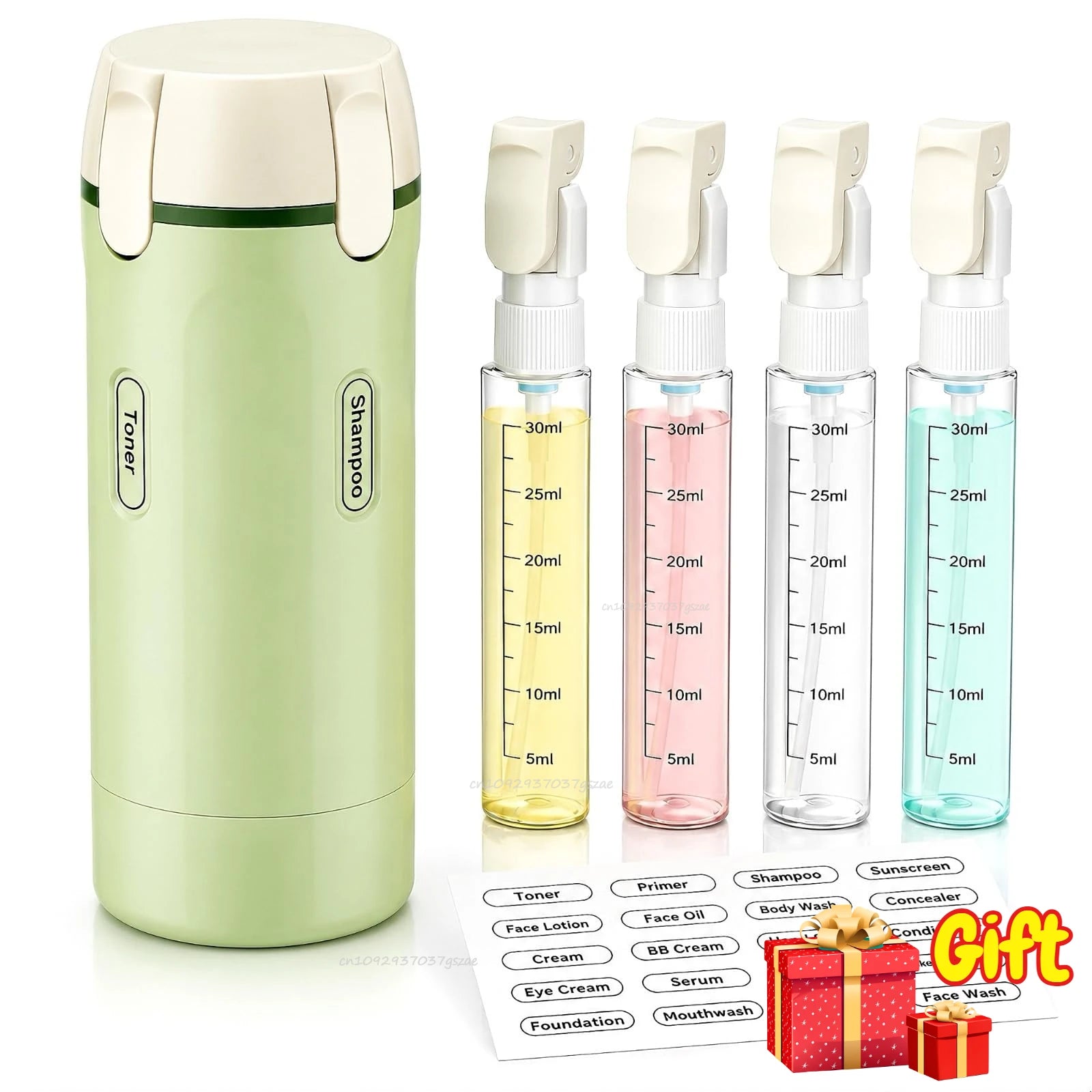 4-in-1 Travel Essentials Dispenser