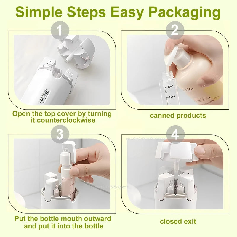 4-in-1 Travel Essentials Dispenser
