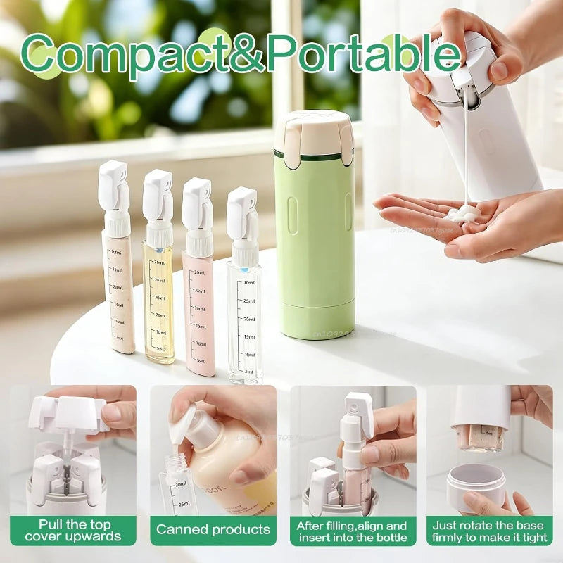 4-in-1 Travel Essentials Dispenser